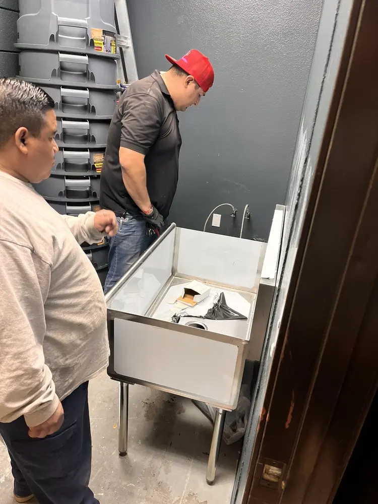 Commercial plumbing and sink installation in Sunnyside